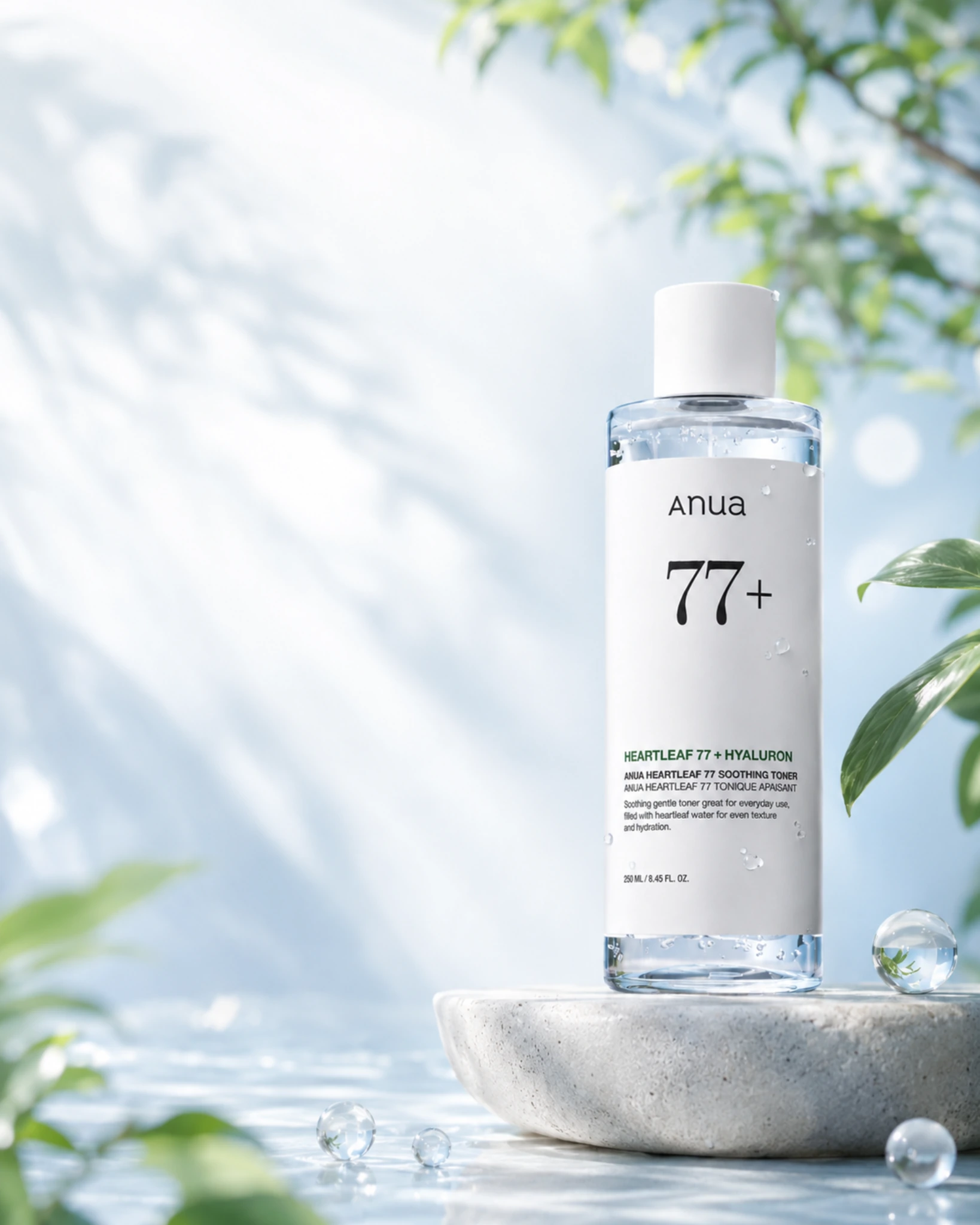 Anua Heartleaf 77% Soothing Toner kampanya görseli
